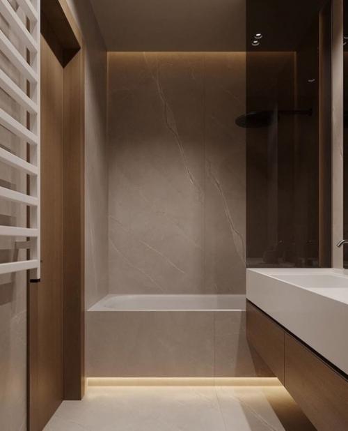 Интерьер ванной комнаты. 02