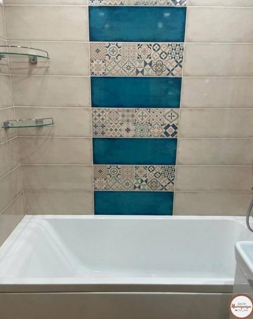 Результат ремонта. Небольшой ванной комнаты. 01