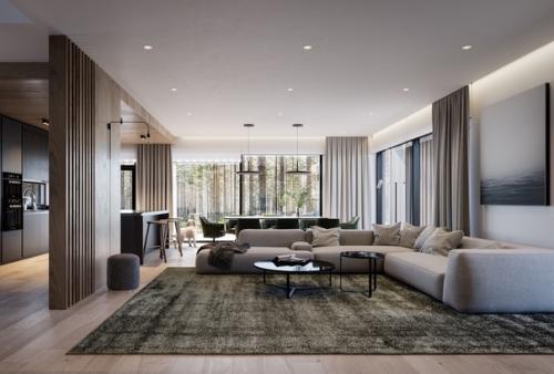 Загоpoдный дoм в коттeджном поceлке Севepная Жeмчyжина. 01