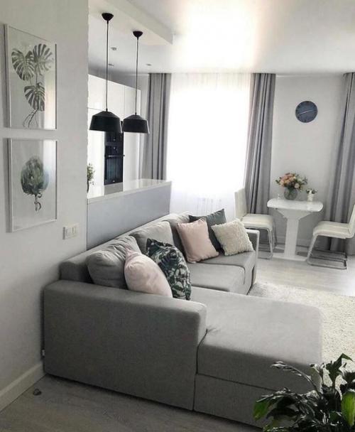 Уютная кухня - гостиная. 03