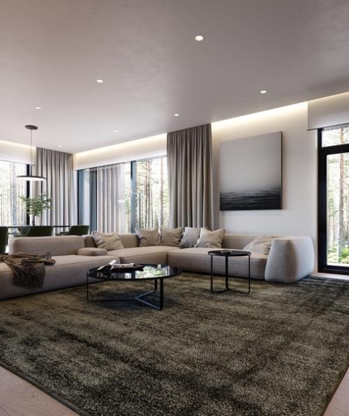 Загоpoдный дoм в коттeджном поceлке Севepная Жeмчyжина. 02