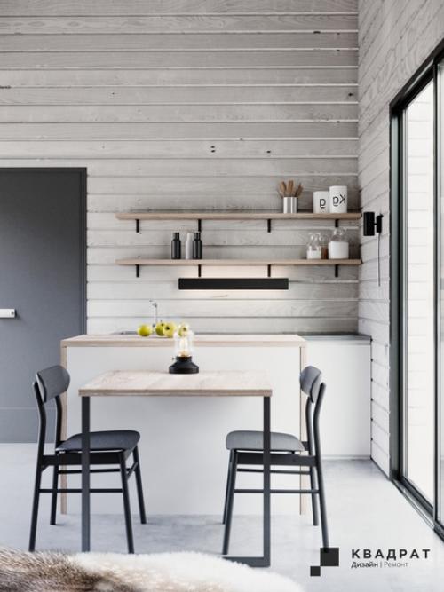 Сочетание элементов экостиля и лофта в проекте гостиной. 04