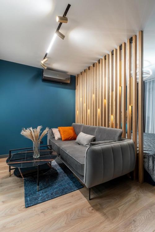 Интерьер однокомнатной квартиры. 03