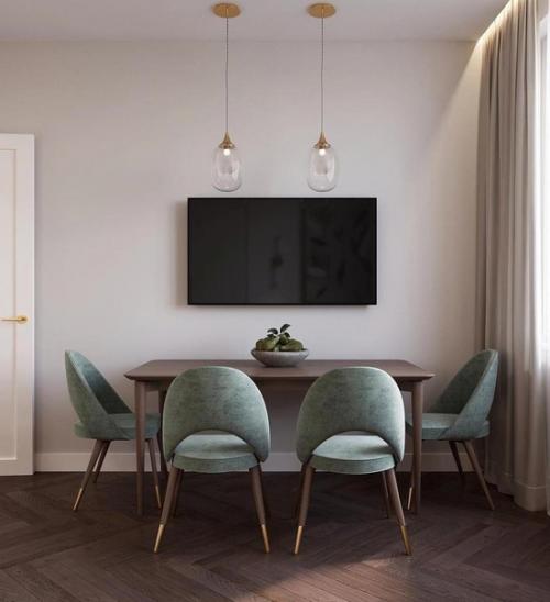 Уютная кухня. Объединенная с гостиной. 01