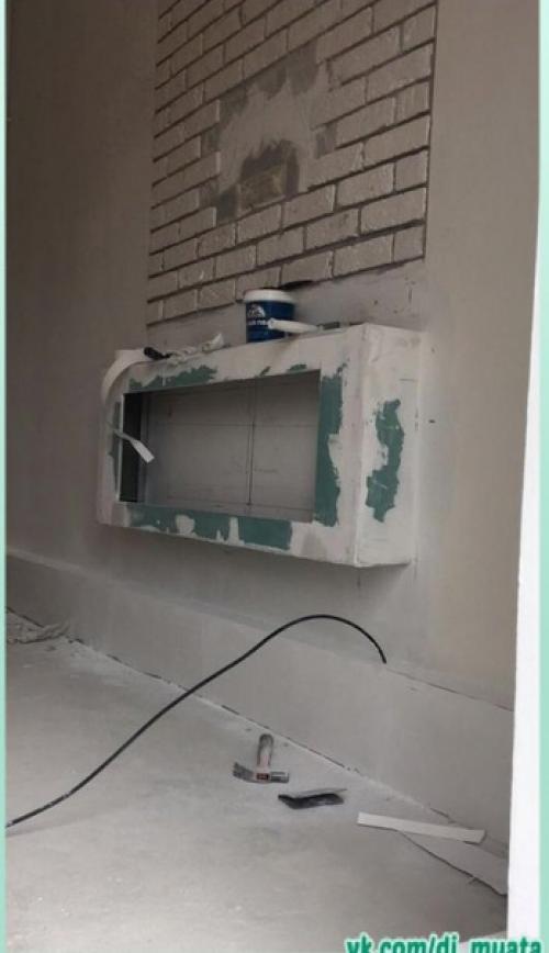 Процесс ремонта. Современной гостиной. 02