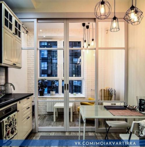 Интерьер кухни. Современный и уютный. 01