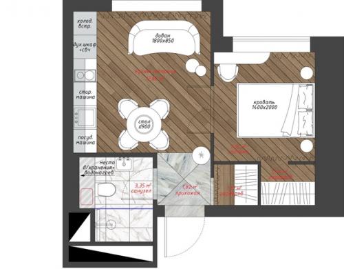 Дизайн - проект квартиры. 09