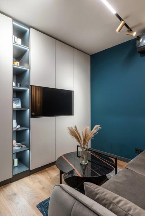 Интерьер однокомнатной квартиры. 04