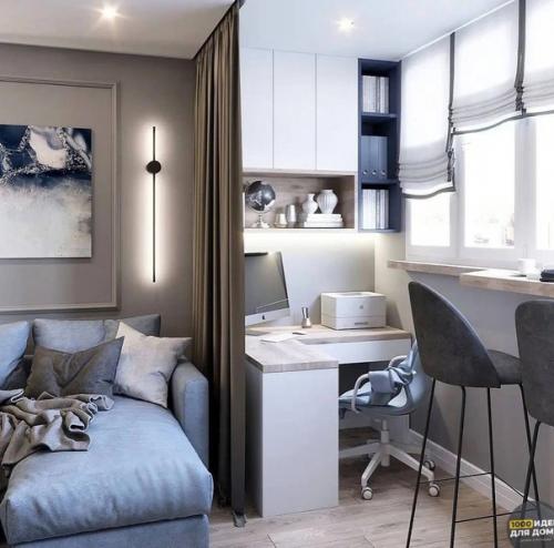 Красивый интерьер. Просторной квартиры. 01