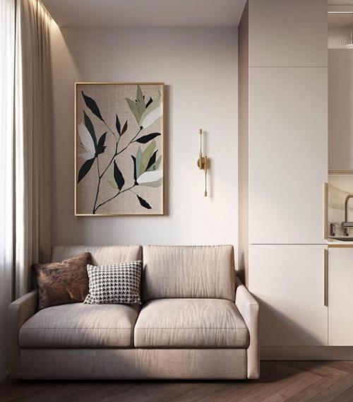 Уютная кухня. Объединенная с гостиной. 02