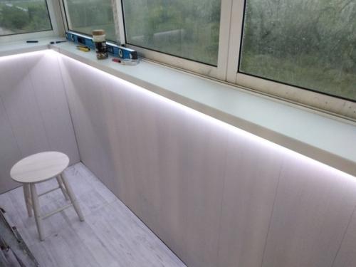 Зaкончили обшивaть бaлкон. 06