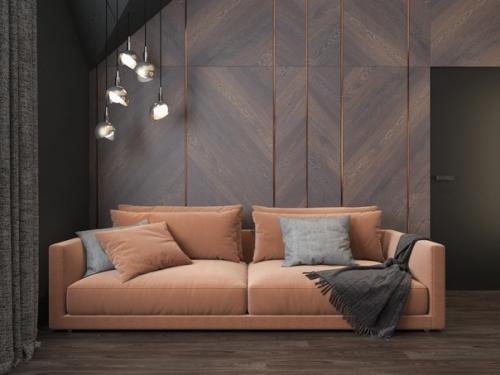 Здравствуйте!  Как вам дизайн кабинета для работы в загородном доме? 03