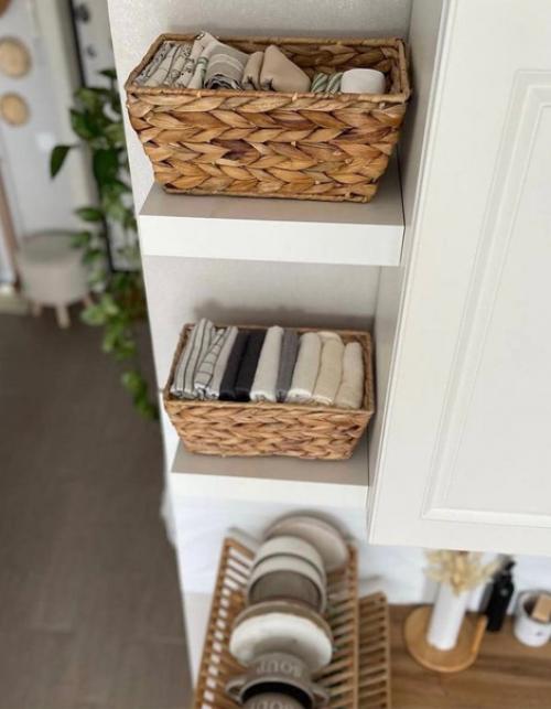 Стильная кухня. С деревянными элементами. 06