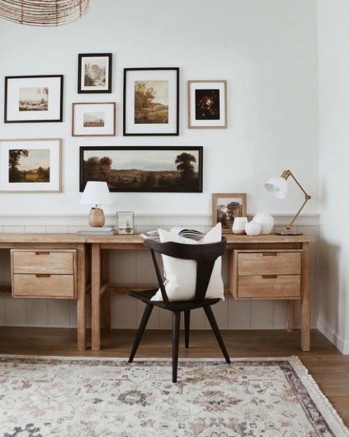 Уютный и светлый интерьер частного дома крайне. 05