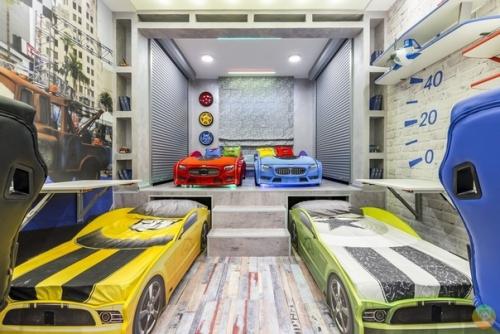 Детскaя комнатa Гapаж нa 4 Мecтa плoщaдью 22 кв. 03