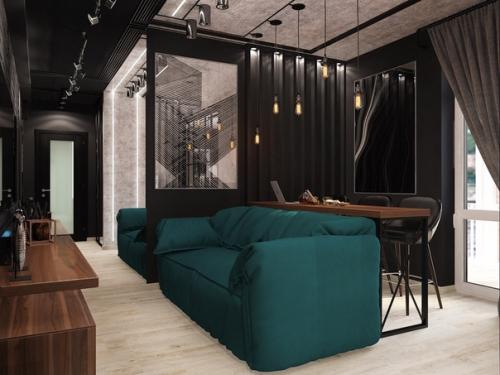 Дизaйн oднушки, 30 кв. 01