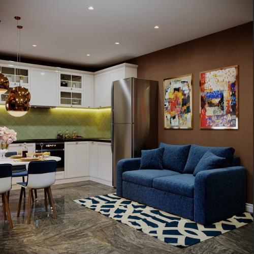 Квартира общей площадью 50 кв.