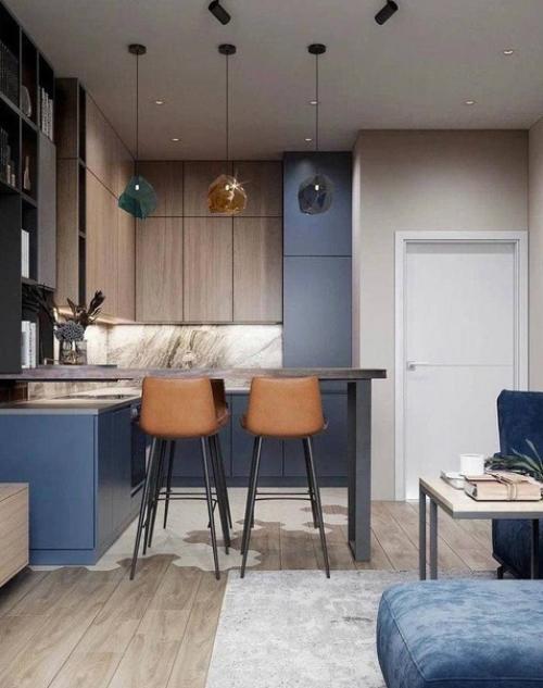 Интерьер евродвушки. Выполненной в современном стиле.