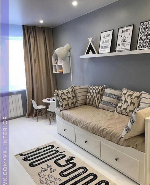 Современный интерьер. В светлых тонах.