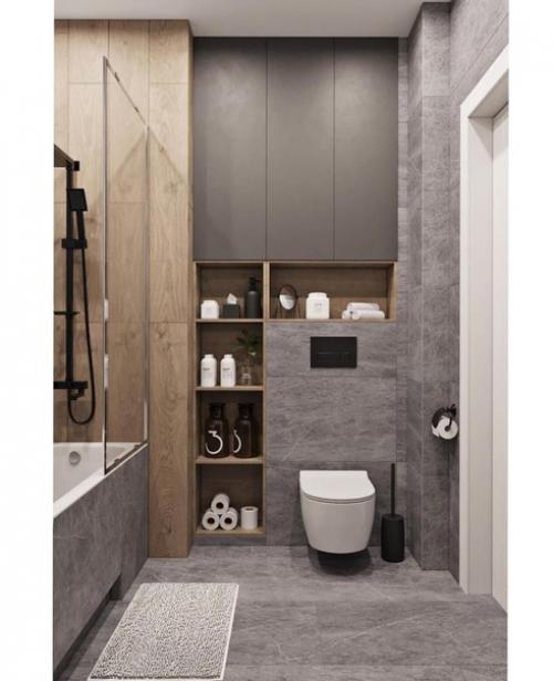 Интерьер ванной комнаты. 04