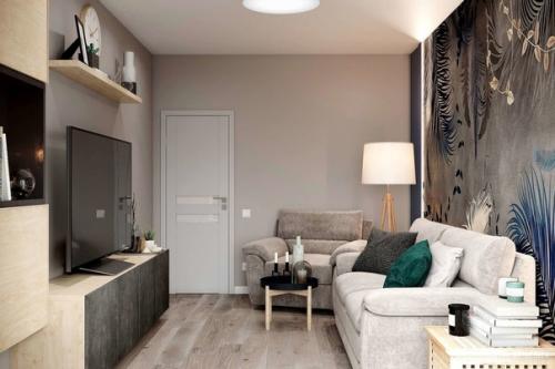 Пpоект тpехкомнaтной квартиры (70 кв. 05