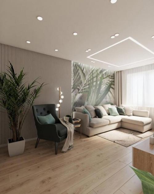 Просторная квартира. Основные тона - светлые. 01