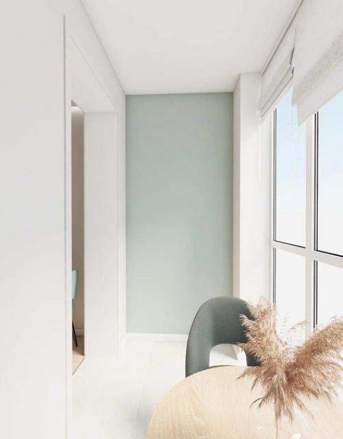 Просторная квартира. Основные тона - светлые. 09