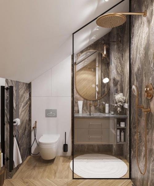 Интерьер ванной комнаты. 04