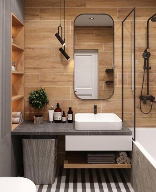 Две идеи оформления ванной комнаты. 04