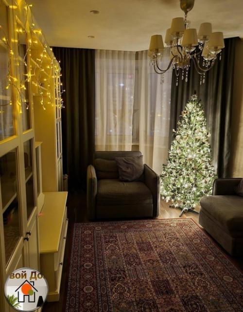 Идеи новогодних украшений квартиры. 03