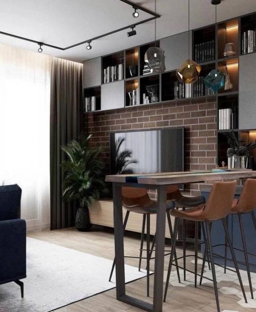 Интерьер евродвушки. Выполненной в современном стиле. 02