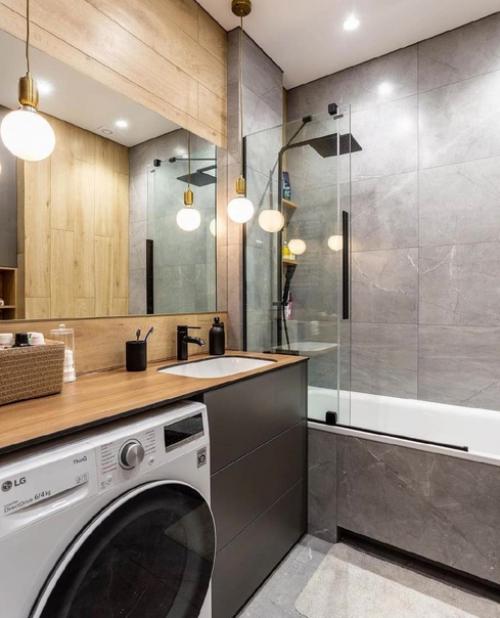 Интерьер ванной комнаты. 02