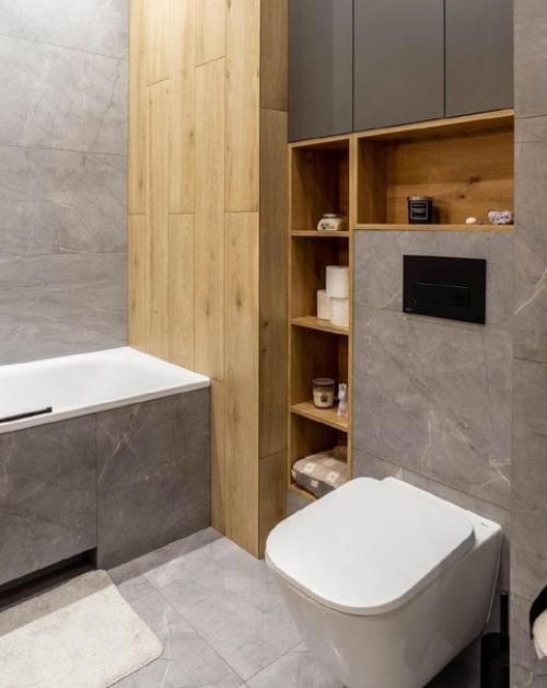 Интерьер ванной комнаты.