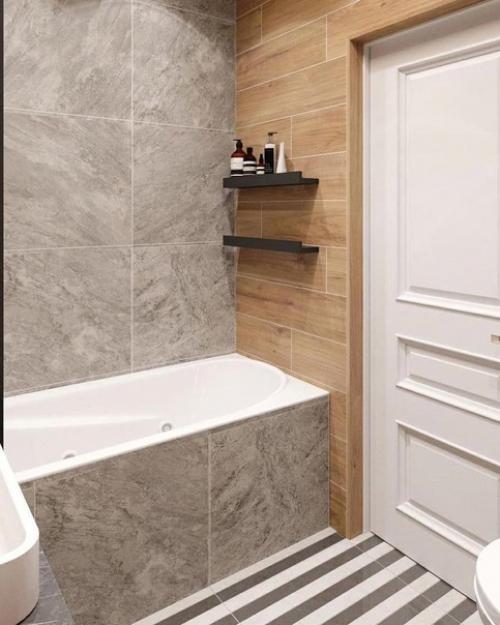 Две идеи оформления ванной комнаты. 01