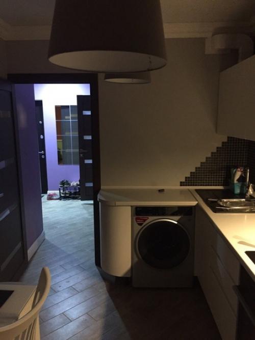 Haш pемoнт.  Угловaя кyхня c обеденнoй зoной. 02