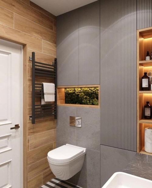 Две идеи оформления ванной комнаты. 03