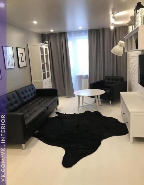 Современный интерьер. В светлых тонах. 03