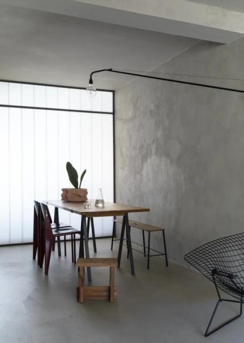 Интерьер в тёмных тонах. 07