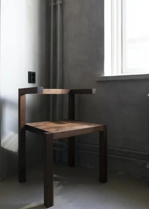 Интерьер в тёмных тонах. 02