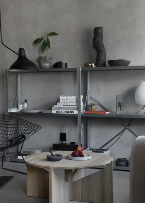 Интерьер в тёмных тонах. 03