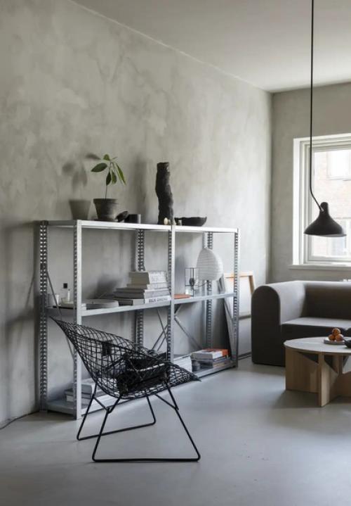 Интерьер в тёмных тонах. 05