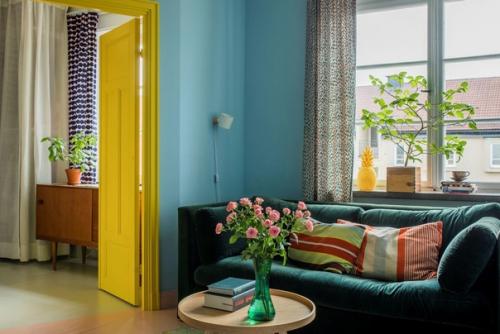 Стильный интерьер. В ярких цветах. 02