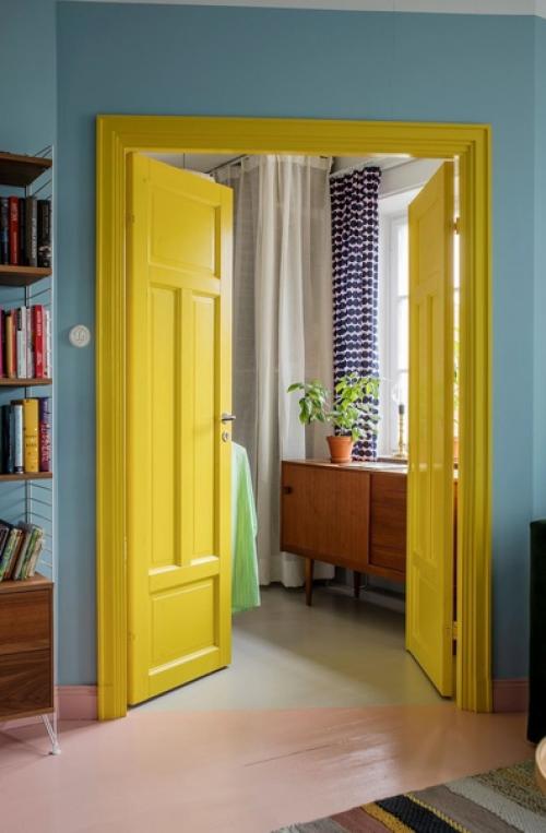 Стильный интерьер. В ярких цветах. 03