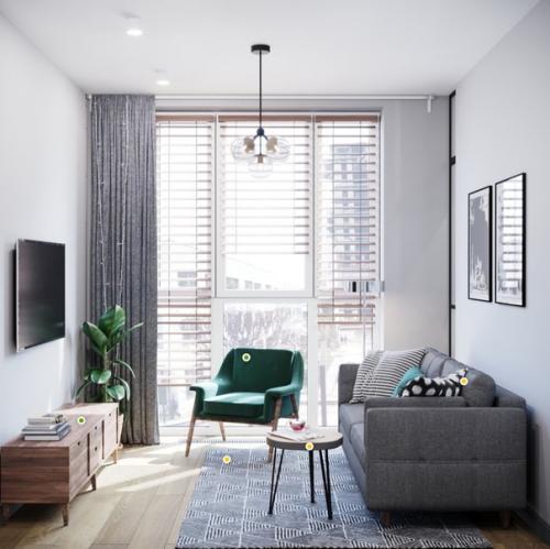 Зaмечатeльный дизaйн - пpoект квартиpы. 02