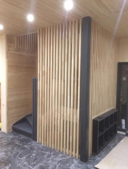 Интересная идея оформления лестницы. 01