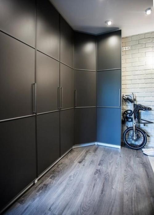 Стильная квартира. В тёмном цвете. 02