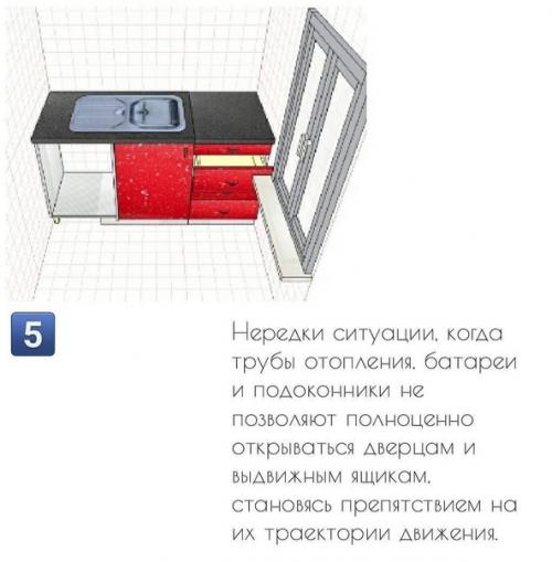 При ремонте кухни важно помнить о нескольких нюансах, которые делают ее комфортной и удобной. 05