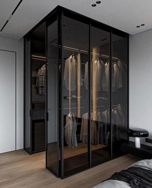 Стильная, лаконичная спальня. 03