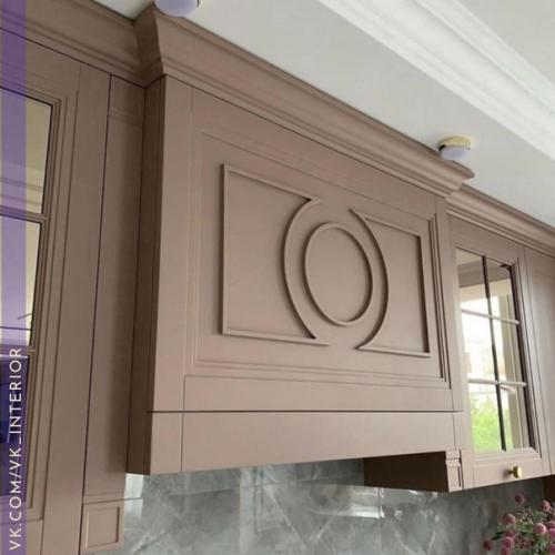 Интерьер кухни. В интересных оттенках. 05