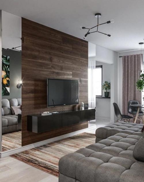 Современный интерьер. Выполненный в едином стиле.